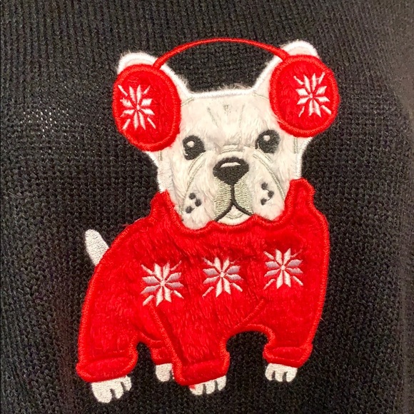 Winter puppy fuzzy sweater NWT. - Picture 4 of 10